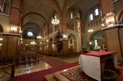 Zdjęcia kościoła - wnętrze